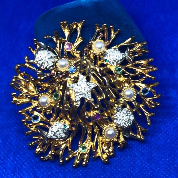 🐙🐚🐠 RIP IVANA Ocean Lovers pendant & brooch - Picture 6 of 11